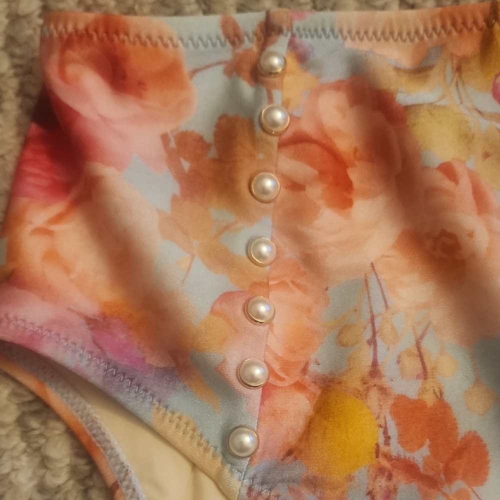L'AGENCE Vanessa High-Waisted Bikini Bottom Size S $201 - Picture 6 of 7